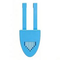 Toilet Tank Cleaner Holder Dissolution Booster Bracket Self-adhesive Suspending Rack No Drilling for Small Bathrooms mėlyna
