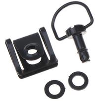 17mm Motorcycle Quick Release Screws 1/4 D-Ring Turn Race Fairing Fasteners Corrosion Resistant for Street Motorcycle black 1set