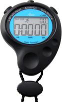 LINKSY Splashproof Multifunctional Stopwatch 1/100 Second Measurement 10 Hour Meter small juoda