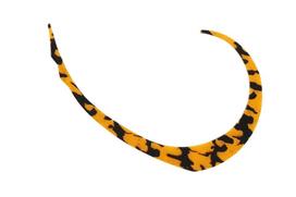 JACKALL Bing Switch T+Tie Micro Curly Wide Striped Orange small oranžinė