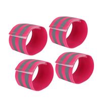 BULLSPANN Reflective Band, Rubber Band, Reflective Wristband, For Wrist Only, rožinė