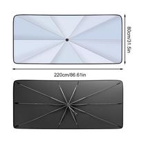 Car Umbrella Sun Shade Auto Sun Shades Windshield Dash Protector Spring Structure Sun Visor Car Interior Accessory For Keep Cool juoda