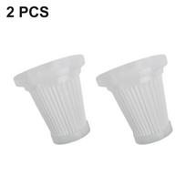2/3/5x Plaunami daugkartiniai filtrai automobilio dulkių siurbliui Pakeičiamos dalys 2pcs white