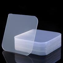 Non-Marking Strong Adhesive Double-Sided Nano Tape for Anti-Slip Sofa, Carpet, and Floor Mat 60 Microns Thick white