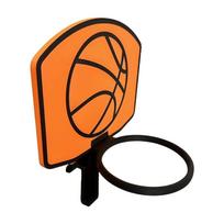 Small Basketball Hoop for Office Desk and Home Wall Mount Fun Entertainment Game Clip On Basketable Hoop for Trash Can 1 orange