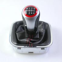 Naujo stiliaus pavarų perjungimo svirtis VW Polo 6r 6c Hečbekas Sedanas 2011-2019 MT 5/6 pavarų lygio perjungimo svirtis su apsaugine danga gray