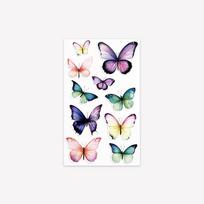 Glitter Butterfly Dopamine Tattoo Sticker Advanced Sense Personality Simple Tattoo Sticker 9*15