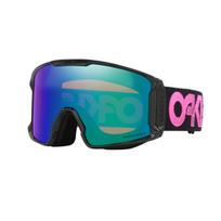 Sunglasses OO7070 LINE MINER BLACK GALAXY ARGON IRIDIUM L [Oakley] FRAME/PRIZM
