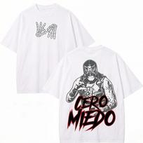 Penta El Zero Miedo Merch Tracklist Cotton Tee Summer Women Unisex Fashion HipHop Vintage Wash Short Sleeve TShirts S