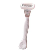 Plastic Lady Shaver Manual Epilator Useful Women Razor  Leg Hair Type1-pink