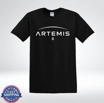 Artemis II Shirt Space Mission NASA Inspired Graphic T-Shirt L