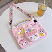 Child Case for IPad 10th Generation A16 Pro11 Cartoon Silicone Case for IPad Air 1 2 3 4 5 IPad Mini 6 7 Protective Case Funda mini1 2 3 4 5(7.9in)