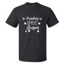 Funny Graphic T Shirts Fall Pumpkin Spice Season Cotton Bats Top Frankenstein XXXL