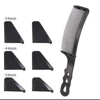 Eco-friendly Curved Flat Top Haircut Comb Professional Barber Positioning Clipping Comb for Hairstylists Home Use juoda
