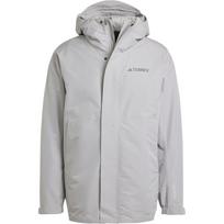 Adidas Waterproof And Windproof To Keep Warm Windbreaker Jacket Men's Gray IX7936 S