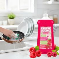 Frische Kraft 6W1 Płyn Do Mycia Naczyń Malinowy 1L