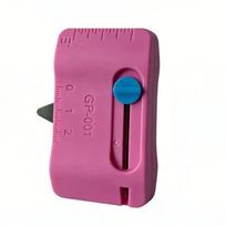 Adjustable Magnetic Sewing Track with Measurement Positioning Tool Sewing Guide Ruler Multifunctional Built-In Seam Ripper rožinė