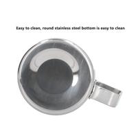 400ml/13oz Capacity Coffee Frothing Pitcher Oblique Mouth Espresso Milk Pitcher  For Home Kitchen
