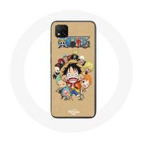 Coque Xiaomi Redmi 9C One piece Manga Equipage du Chapeau de Paille