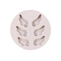 3D Angel Wing Shape Silicone Flexible Food Grade Mould Clay Resin Ceramics Candy Fondant Candy Chocolate Soap Mould B