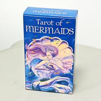 10,3 * 6 cm Tarot iš undinių gražių ir jausmingų būtybių turi dviprasmišką žavesį 78 vnt. kortelės Rider Waite System