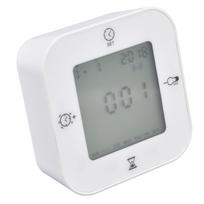 Multifunction Gravity Thermo Hygrometer Alarm Clock Household Indoor Sound Control Luminous