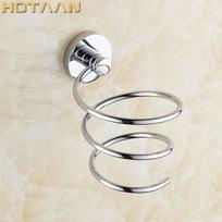 . 1pc Solid & Anti-rust brass gold color Hair dryer holder Hair dryer rack stand rack shelf YT-8204