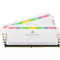 DIMM 32GB DDR5-5200 (2x 16GB) Dual-Kit, baltos RAM atminties moduliai, CMT32GX5M2B5200C40W, Dominator Platinum RGB, INTEL XMP | CMT32GX5M2B5200C40W | 840006662396