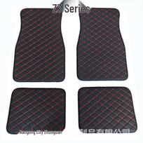 PVC odos dygsniuoti automobilio grindų kilimėliai dešinės pusės vairuojamiems automobiliams Z3 Large Red red