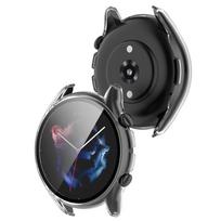 Stiklo plėvelė + dėklas Huami Amazfit GTR3, PC visapusiškas apsauginis buferis, dėklai + ekrano apsauga Amazfit GTR 3 Pro For Amazfit GTR3