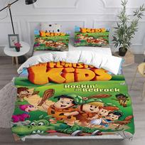 The Flintstones Patalynės Komplektai Antklodė Antklodė Lovos Užtiesalas Užvalkalas Pagalvės Užvalkalas 2-3 Vnt. Komplektai Vaikams Suaugusiųjų Dydis EU Single 135x200cm