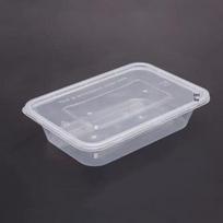 JingJingRS Rectangular Disposable Meal Prep Containers with Lids