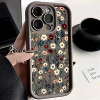 Flower Chain Lanyard Case For VIVO V60 V50 V40 V30 Pro Lite Y04 Y28 Y19S Y17S Y400 Y29 Y27 Y36 Y17 Y39 X200FE IQOO Z10 Cover X200 FE