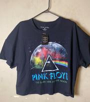 Pink Floyd  Dark side of the Moon  Black Cotton Cropped Love Tribe T-Shirt 2X Unisex T-Shirt L