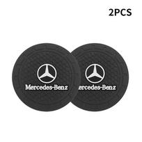 Automobilio neslystantis silikoninis padėkliukas atsparus vandeniui puodelio padėkliukas Mercedes Benz E S C A B klasėms GLE GLS GLC CLA GLA GLK GLB W204 W205