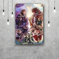 fire emblem Classic Poster Rusty Metal Plaque Retro Decorative Plate Bar Man Cave Garage Club Metal Sign Wall Decoration 20x30cm（7.8x11.8inch）