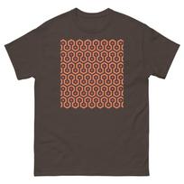 Overlook Hotel Pattern Shining Brown Graphic 100% Cotton T-shirt Mens Tees Top Unisex classic tee 2XL