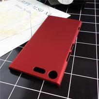 Sony Xperia 1/XZ1 Frosted Anti-fall Case: Solid Color, Protective Cover XA1 juoda