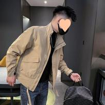 Paltai Vyriški Pavasariniai ir Rudeniniai Laisvalaikio Striukės Slim Fit Vyriškos Beisbolo Uniformos M
