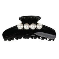 Vintage Big Pearl hair Grab Hair Jewelry Ornament Women Acetate Hair Clips  for Girls juoda