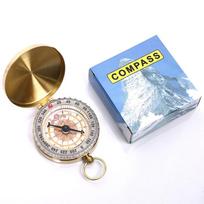 Oem Pure Copper Gift Pocket Watch Retro Flip Cover Outdoor Hiking Multifunctional Luminous auksinė