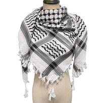Original Kuffiyeh Cotton Woven Palestine Keffiyeh Royal Shemagh Scarf Handmade Arab Ready for Shipment 125x125cm juoda
