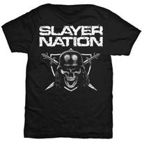 Slayer Nation Reign in Blood Show No Mercy Rock T-shirt Hommese L