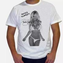 PAMELA ANDERSON Signed WHITE Unisex T Shirt XXXXL