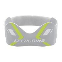 Adjustable Non-Slip Patella Band Soft Padded Kneecap Support Tendon Strap for Running Cycling Fitness Daily Wear pilka spalva