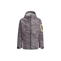 Adidas x NATIONAL GEOGRAPHIC ALLOVER PRINT Outdoor Hiking Waterproof, Windproof, And Rainproof Windbreaker Jacket Men's IS9512 S