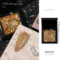 1 dėžutė Solid Glitter Nagų gelio lakas UV gelinis nagų lakas Nagų dailės dekoravimo nagų priedai