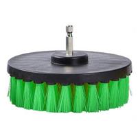 5 inch Solid Electric Drill Brush Power Scrub Wooden Furniture Car Interiors žalia