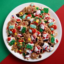 Mini Kalėdinės dervos figūrėlės rankdarbiai Santa Eglutės Elnias Sniego senis Varpeliai Plokščiapadis Kabošonas Albumų iškarpoms Ornamentas Pasidaryk pats Plaukų aksesuarai 10pcs
