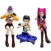 Kpop Demon Hunters Anime Toy Rumi Mira Zoi Character Instant Noodle Scene Vinyl Mask Set Clear Box Ornament Toy Birthday Toys